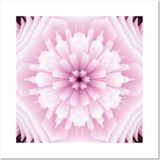 Pink Gerber Daisies Romantic Wedding Flower Posters and Art